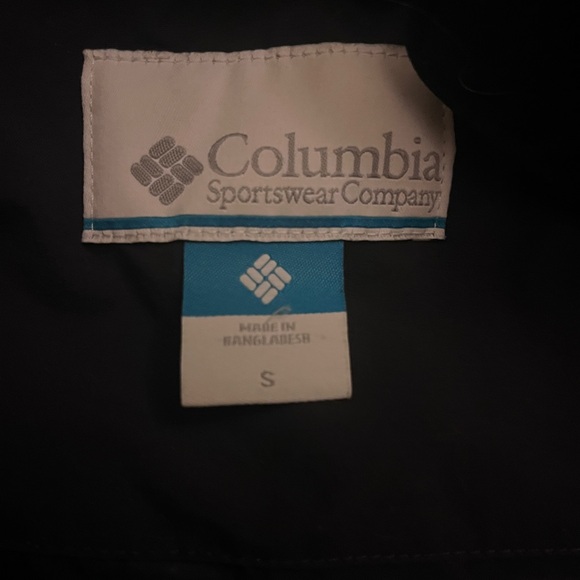 Columbia Men's Dark Hooded Raincoat - Picture 4 of 5